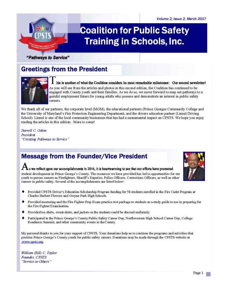 Newsletter Cover